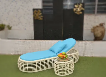 Derong DR-5196 latest outdoor rattan deck chair / sling chair / lounge furniture