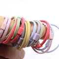 Assorted Candy Color Tiny Baby Girls Hair Ties No Crease Hair Bands Bulk 100Pcs Elastic Rubber Ponytail Holders Headband