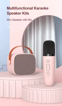 OEM Bluetooth Karaoke Speaker - Wireless Portable Soundbar with Microphone