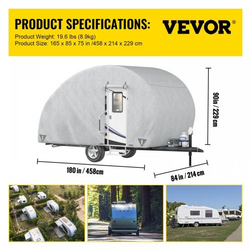 Classic Accessories over Drive Teardrop Trailer Cover
