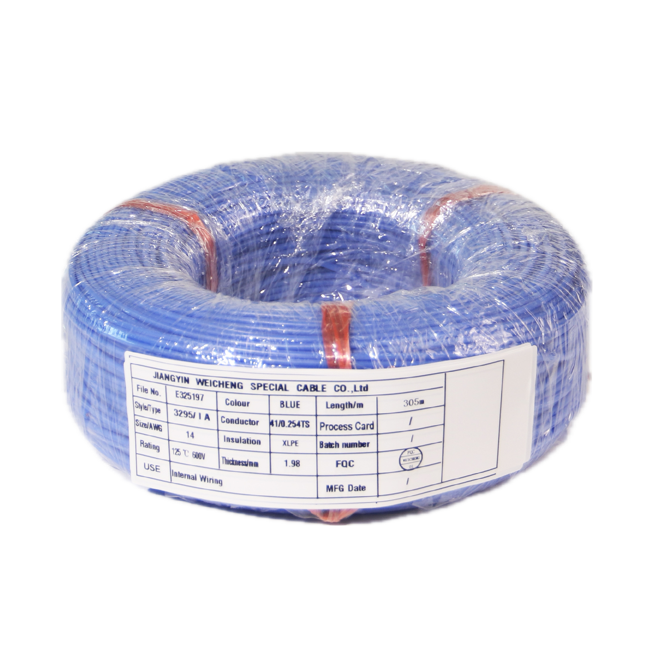 Halogen-free flame retardant electronic wire