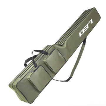 Portable Two-Layer Fishing Bag - Multifunctional Rod Case & Tackle Organizer