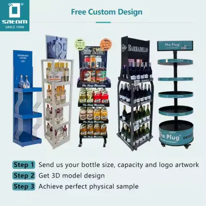 Satom LED Floor Display for Alcohol Brands