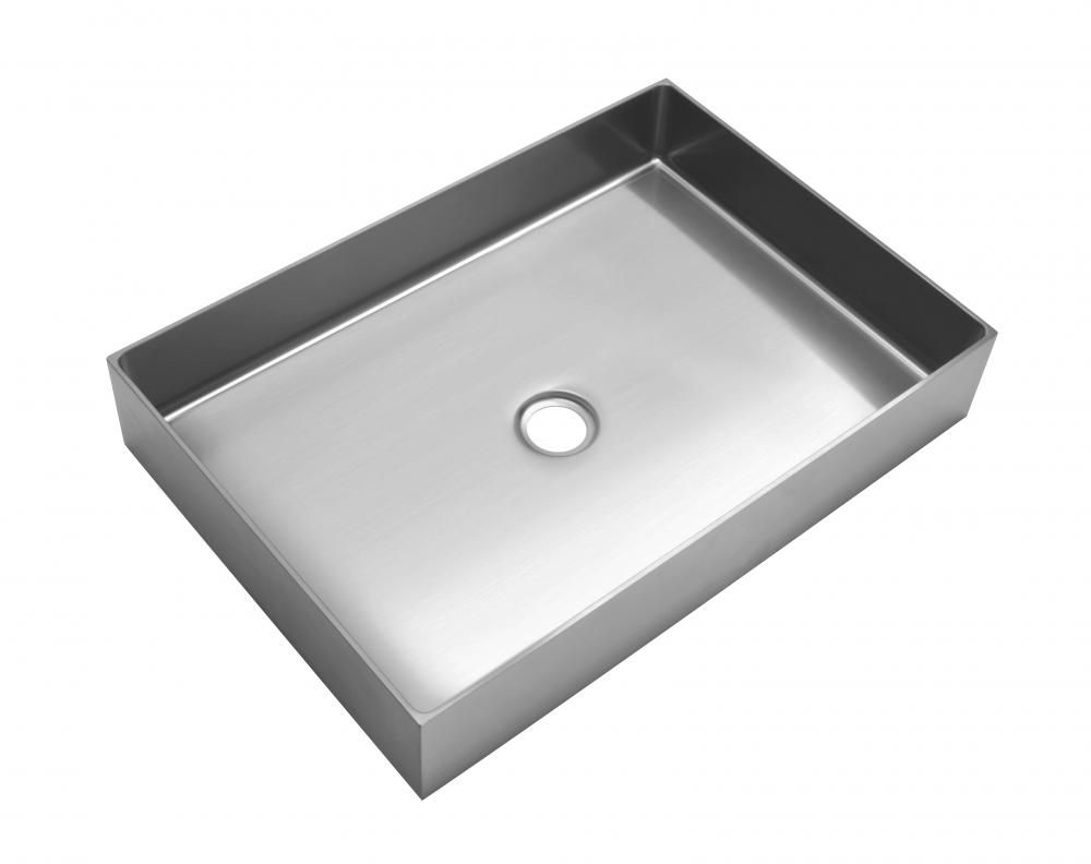 Trendy Right Angle Inner Round Color Bathroom Sink