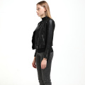 new style ladies pu leather jacket