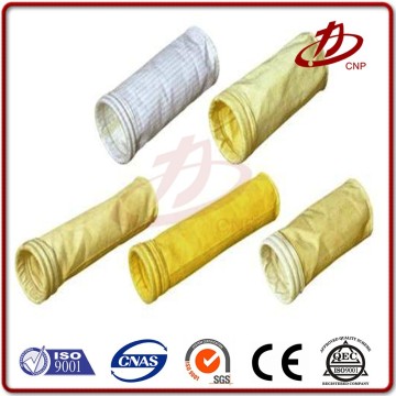 Fiber glass filter bags for cement