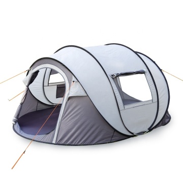 Trending Outdoor Automatic Pop-Up Camping Tent for 3-4 Persons - Family Friendly