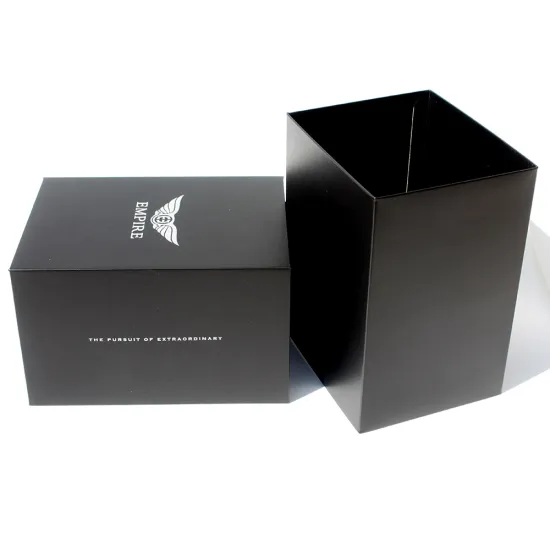 Luxury Cardboard Package Retailing foam insert box Matte