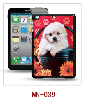 Imagens Ipad Mini caso de cão cachorro foto 3d, pc caso revestimento de borracha, várias cores disponíveis