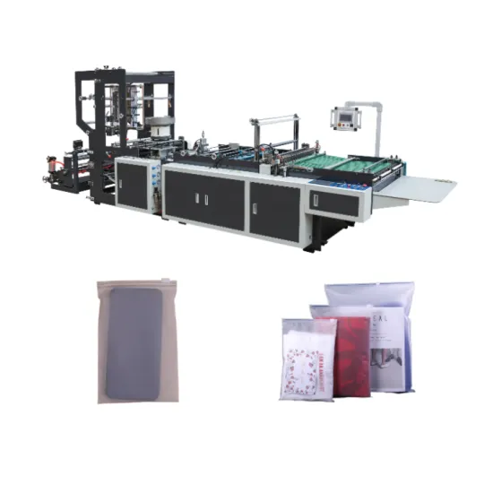 CPP, CPE, EVA, PE, OPP Plastic Zipper Storage Bag Making Machine and Zip Package Bag Manufacturing Equipment