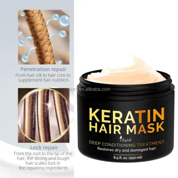 Private Label Long Lasting Moisturizing Avocado Oil Argan Oil Hair Mask