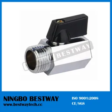 Chrome Plated 3/8 inch Brass Mini Ball Valve