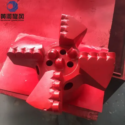 Henan Huanghe Whirlwind Water welll drill drag bit Diamond head PDC drill bit coal mining PDC drill bit