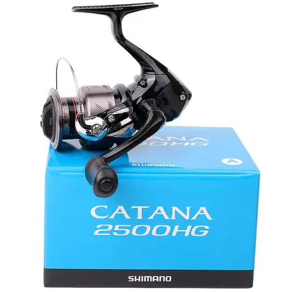 Original SHIMANO CATANA Spinning Fishing Reel 2BB+1 Rollber bearing Metal spool freshwater fishing reel