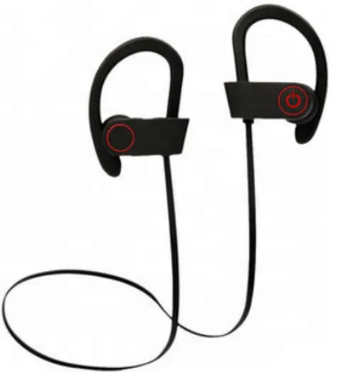 Amazon hot selling  Senso U8 sports ear hook  wireless blue tooth  earphone / headphone with CSR 8635 chipset