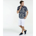 Chemise habillée personnalisée de type imprimé floral pour homme