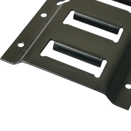 Stainless Steel Black Rail E Track