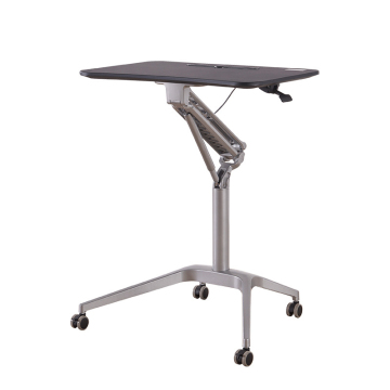 Adjustable Aluminum Gas Lift Mobile Computer Desk