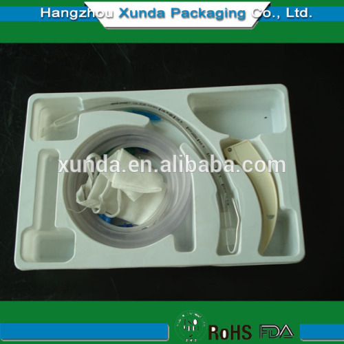 Plastic blister packaging for medical instrument