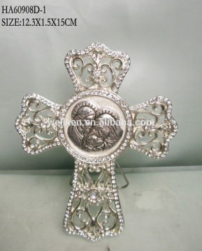 zinc holy family jesus figurines,tin alloy saint family figures