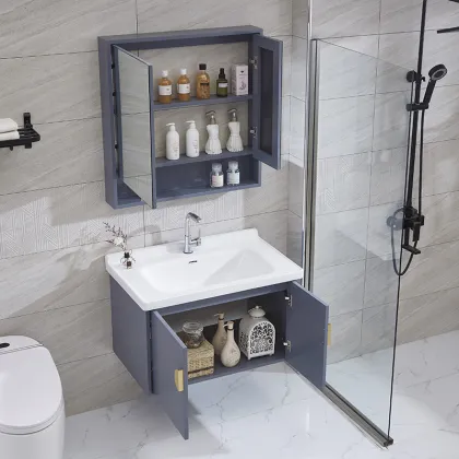 Modern Toilet Furniture Bathroom Vanities with Mirror