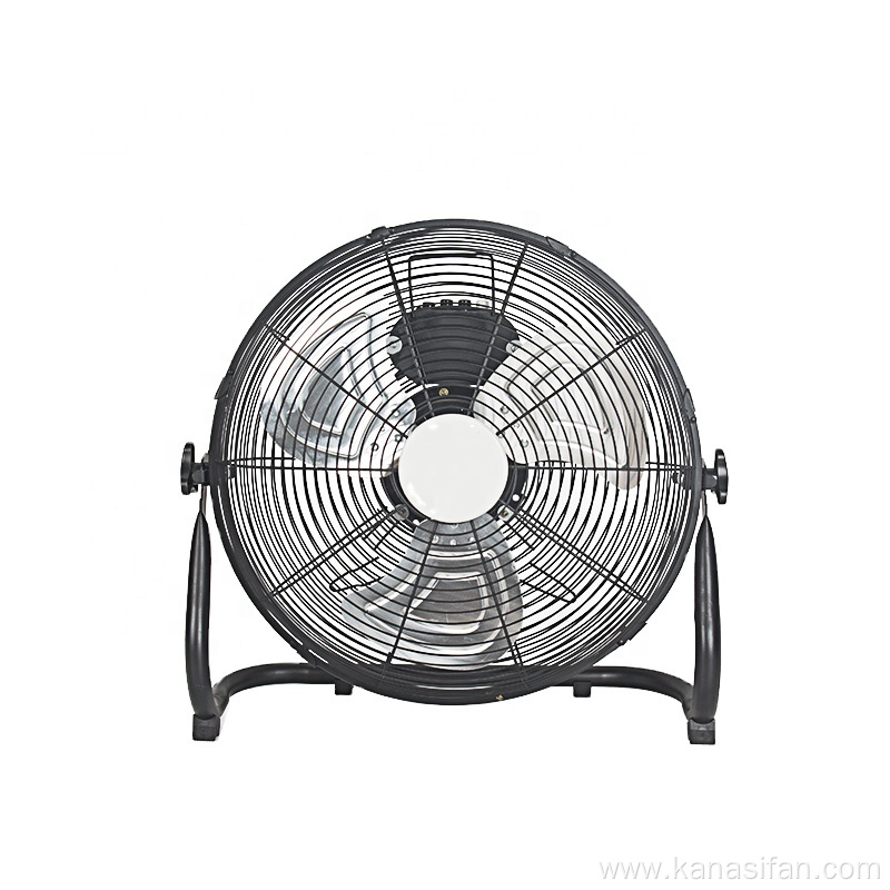 Household outdoor Portable Industrial Metal Blades Floor Fan