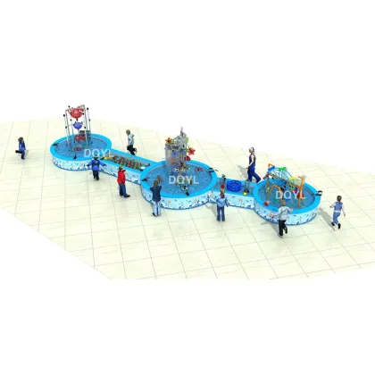 Water Play and Exercise Table: Fun Kids Park Equipment for Indoor Play Areas
