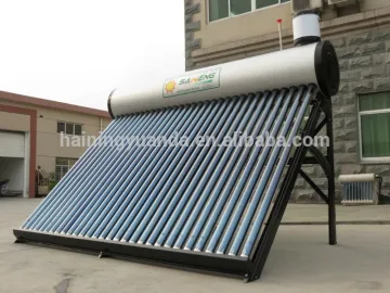 Hot sell evacuated tube collector pressurized copper coil solar energy water heater