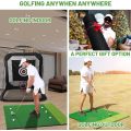 Estera de golpe de golf de césped doble de 6 tee 4x5 pies