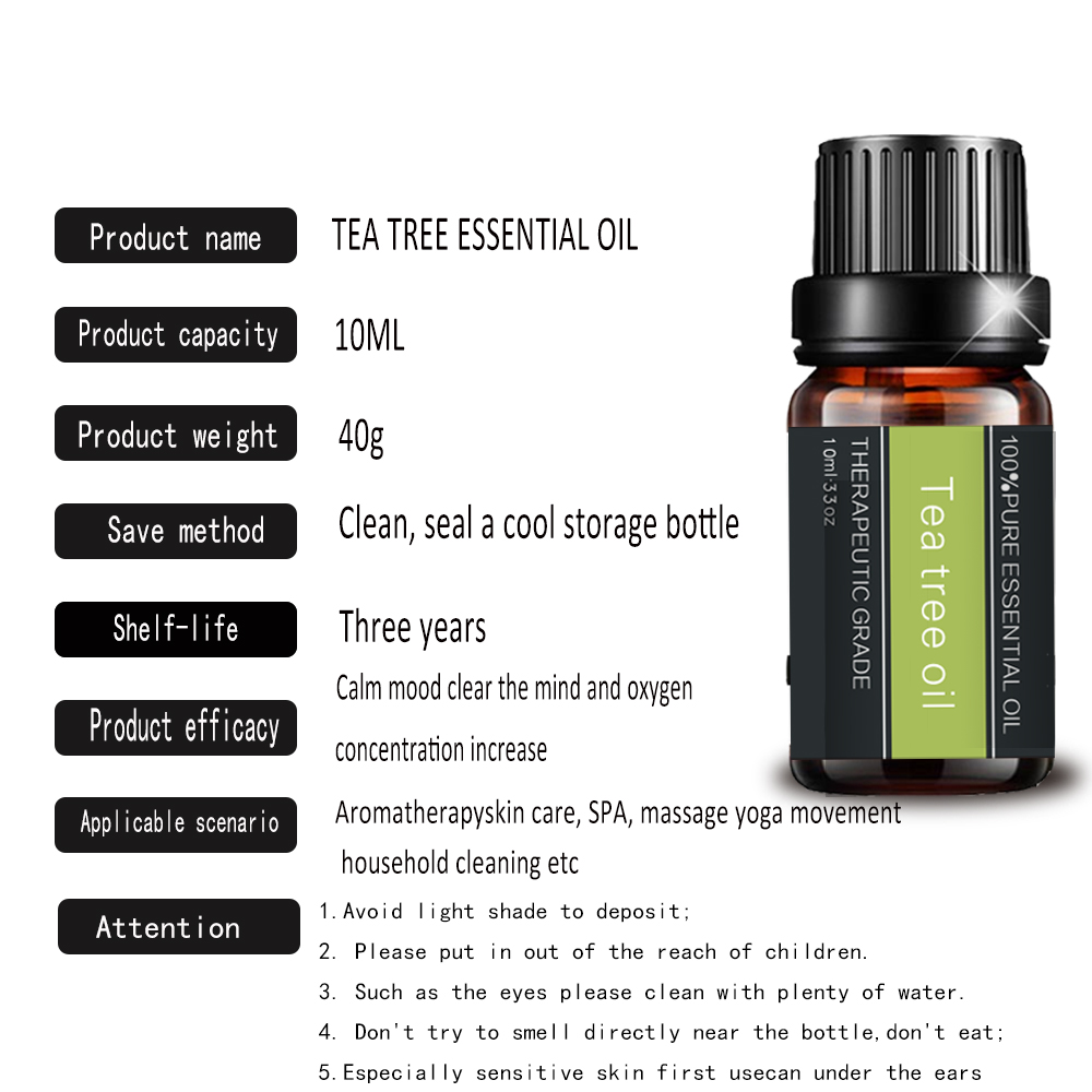 Australian Tea Tree Essential Oil 100%pure for skin