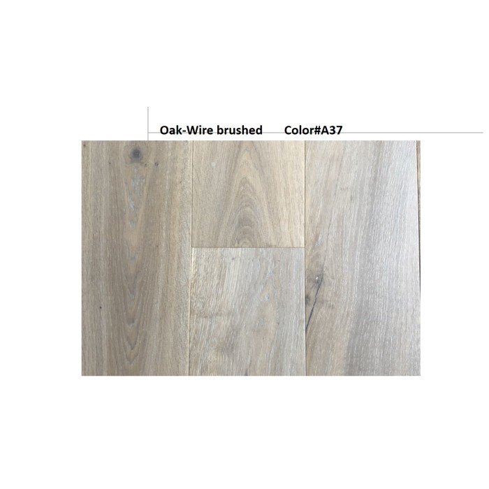 Leichte Eichenholzboden