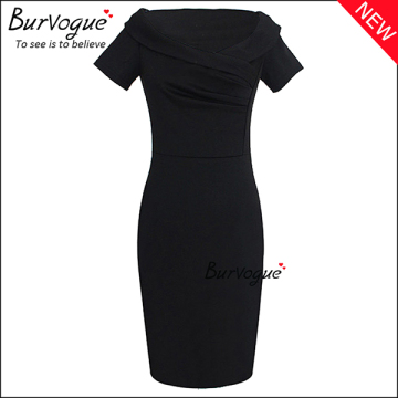 2016 New Sexy Women Casual Short Sleeve Midi Work Bodycon Dress Wholesale