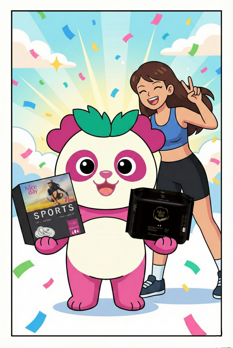 eğlenceli-panda-iyi günler-hijyenik-pedler-inceleme fun-panda-niceday-sanitary-pads-review