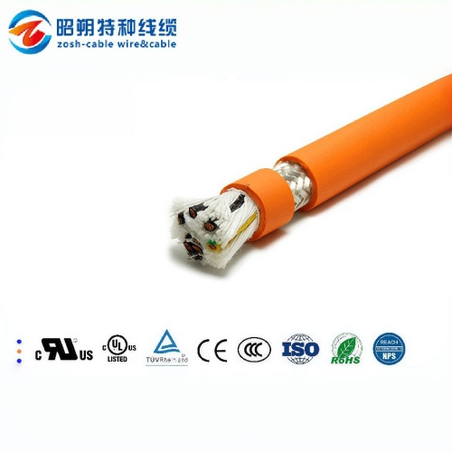 Câble de servomoteur blindé pour utilisation avec chaîne de traînage