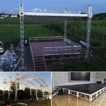 Aluminum Truss Systems for Outdoor Concert Stages and Decorations