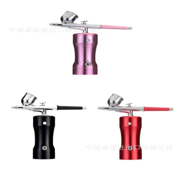 Portable Airbrush Set for Cake Decoration - Mini Air Compressor Spray Gun