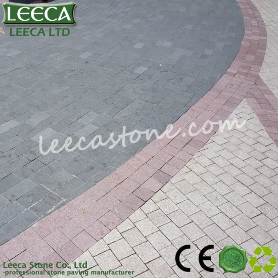 Flamed patio decorative paving stone
