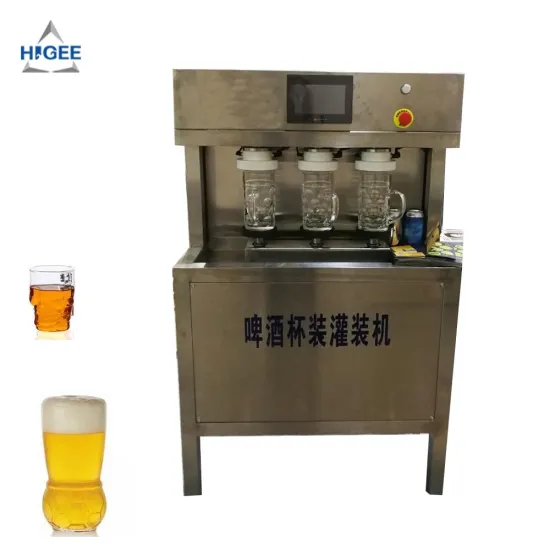 Manual Beer and Liquor Filling Machine for Wine and Vodka Bottling Production Line