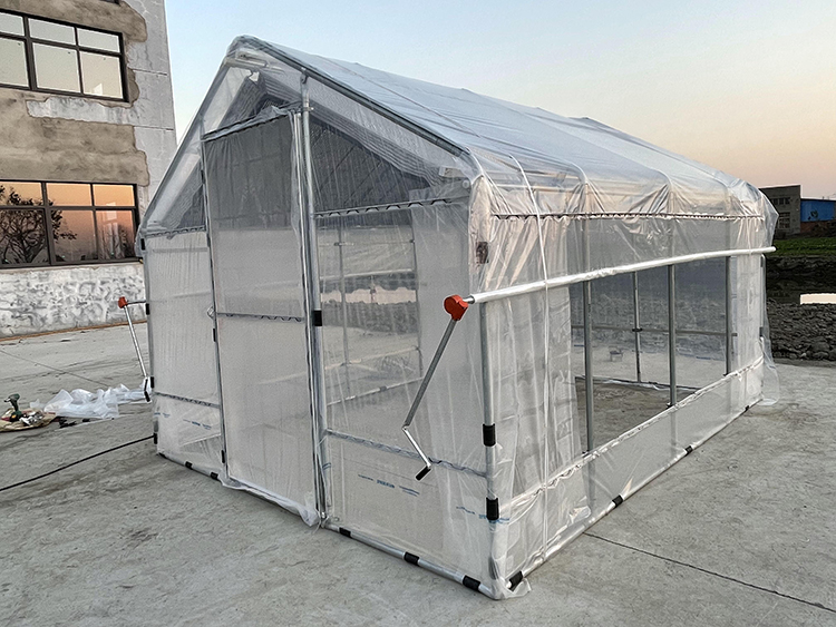 Poly Tunnel Garden Walk in Greenhouse garden