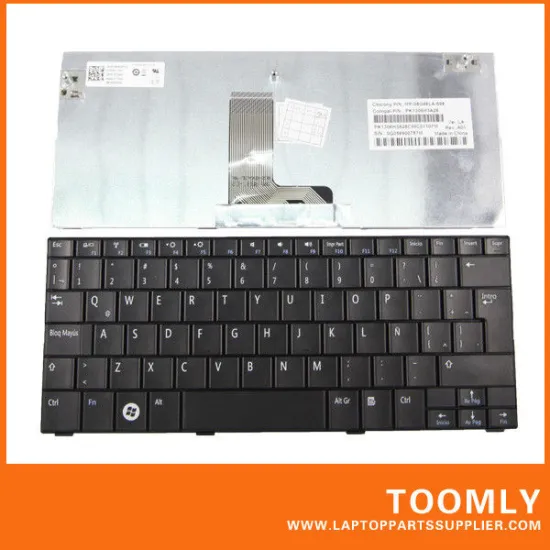 Genuine Dell Mini 1010 Black Latin Laptop Keyboard Mp-08g46la-698, Pk1306h3a26,0f240m