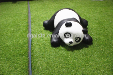 Home garden seats christmas decorative 30cm Height small artificial white and black fiberglass chinese flat Panda E10 28X11