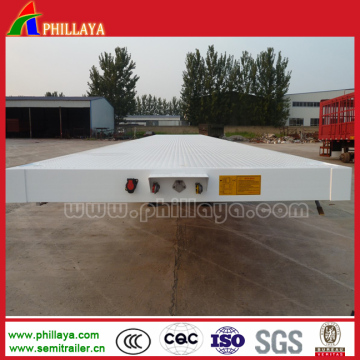 3 Axle Flatbed Truck for Containers Transportation