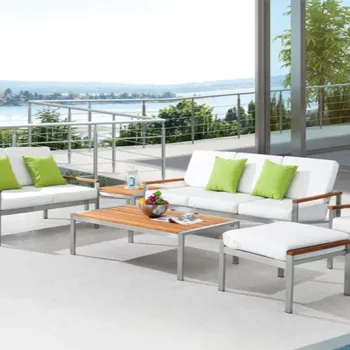 furniture for patio sofa set outdoor corner teak