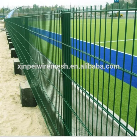PVC Coated/ Galvanized Double Wire Mesh Fence/ Welded double wire mesh fence