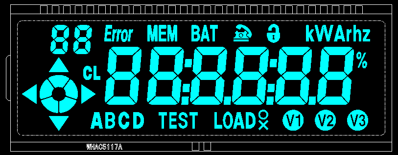 HTN Low Power Consumption Body Thin LCD Display