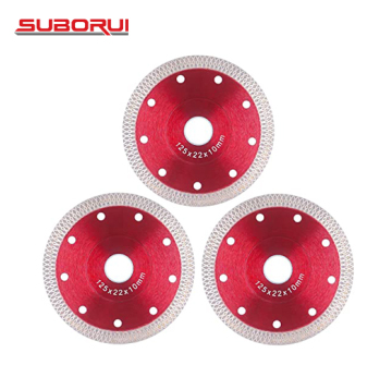 BORUI Hot Pressed Super Thin Diamond Blade for Ceramic Tile and Granite (105mm/115mm/125mm)