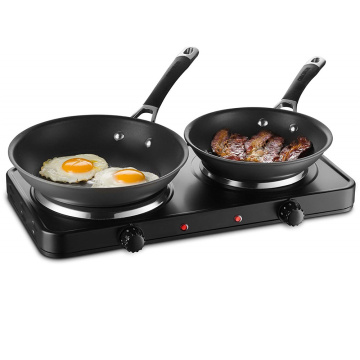 Hot Plates for Cooking 2500W 5Power Levels Cast-Iron