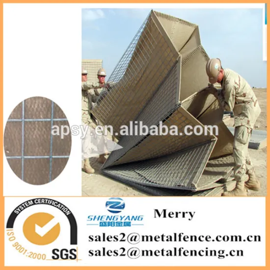 welded mesh type and gabions/river bank protection/military protection/flood control application Hesco gabion