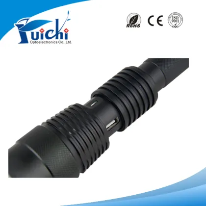 Aluminium rechargeable high power sanford flashlight/torch