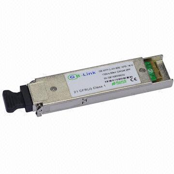 10GB/Second 80km CWDM XFP Optical Transceiver, 3.5W Power Dissipation